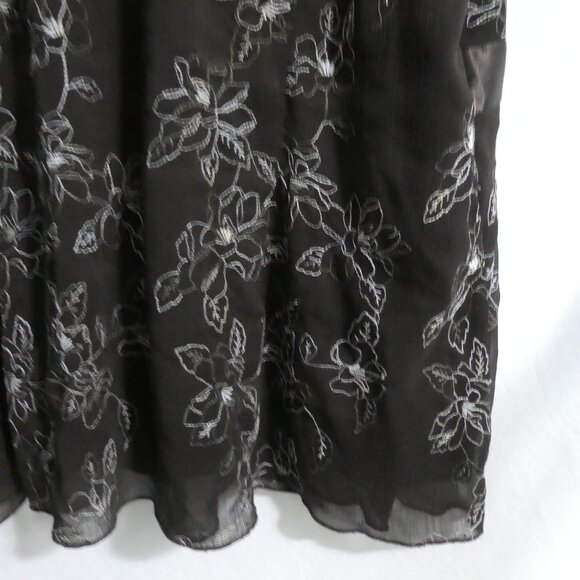 ENCORE | size 22 | Brown Floral Blouse - Picture 13 of 14